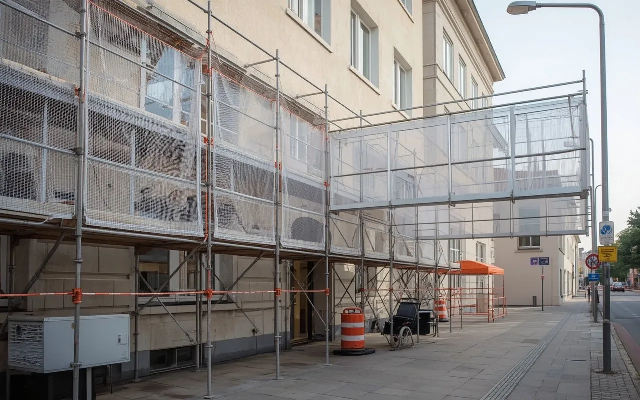 Symbolbild: Arbeits- und Schutzgerüste